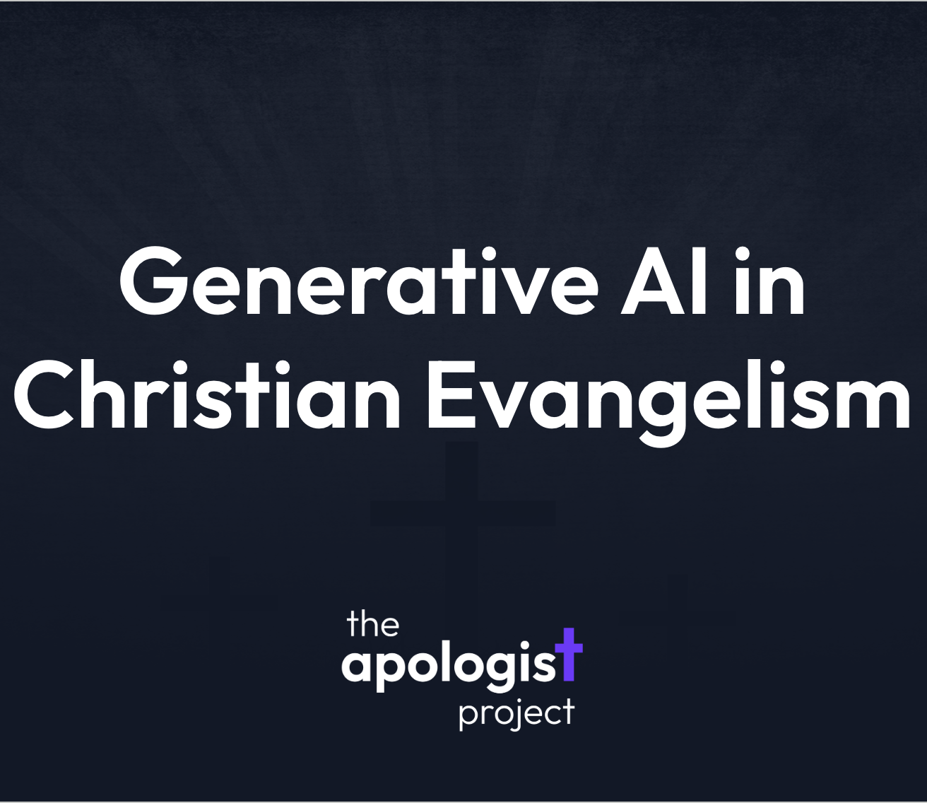 Generative AI in Christian Evangelism